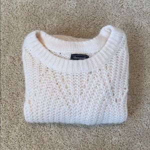 Abercrombie & Fitch White Sweater